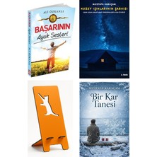 Önemli Kitap Başarının Ayak Sesleri - Ali Özkanlı + Kuzey Işıklarının Şarkısı + Telefon Tutucu + Bir Kar Tanesi