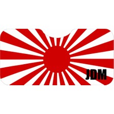 Oem Jdm Rising Sun Tasarımlı Dijital Baskılı Katlanabilir Ön Cam Güneşliği