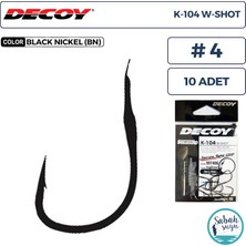 Decoy K-104 W-Shot Olta Iğnesi Bn #4 (10 Adet)