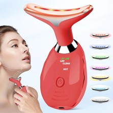 Tastech 1050 Yüz Masaj Aleti Kırışıklıklara Karşı Yüz Bakım Aleti 3 Modlu Şarjlı Boyun Yüz Cilt Germe Aleti