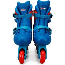 Sunman S00002215 Sports Inline 4 Teker Paten Mavi, Standart