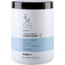 Puring 06 Everyday Tüm Saçlar Için Mentol&bitki Özlü Hassas Saç Derisi Ferahlatıcı Saç Kremi 1000ML