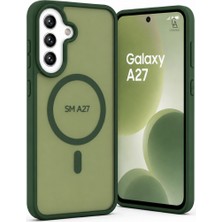 Coolacs Samsung Galaxy A27 ile Uyumlu Kılıf Magsafe Şarj Özellikli Mat Arka Yüzeyli Kapak