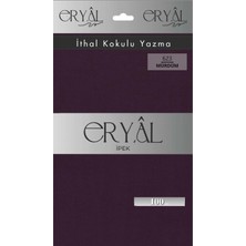 Eryal İpek Yazma Eryal Ipek Düz Renk Poşetli Oyalık Yazma 623 Mürdüm