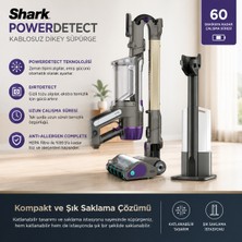 Shark Powerdetect Clean&empty Auto-Empty Sistemli Pet Başlıklı Şarjlı Dikey Süpürge IP3251EUT