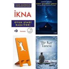 Hümanist Kitap Yayıncılık Ikna - Oyun Şimdi Başlıyor! - Tamer Demirdelen + Kuzey Işıklarının Şarkısı + Telefon Tutucu + Bir Kar Tanesi