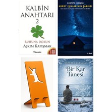 İnkılap Kitabevi Kalbin Anahtarı - 2 - Aşkım Kapışmak + Kuzey Işıklarının Şarkısı + Telefon Tutucu + Bir Kar Tanesi