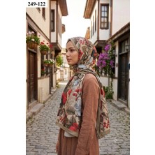 Sharell Fransız Ipeği Şal (Açık Haki) 249-122