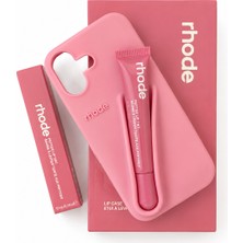 Moyvera iPhone 17 Uyumlu Lip Case Ruj Taşıma Bölmeli Silikon Kılıf