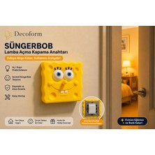 DecoForm Studio Süngerbob Lamba Açma Kapama Anahtarı