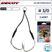 Decoy Dj-66 Twin Falx Çiftli Asist Iğnesi #3/0 (2 Adet)