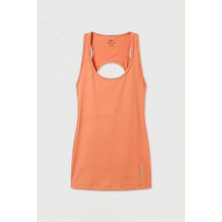 Tommy Life Mercan Standart Fit Sırt Detaylı Performans Kadın Spor Atlet - 97297