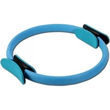 Macgon 38 cm Pilates Çemberi – Yoga Pilates Ring – Iç Bacak, Karın ve Kalça Sıkılaştırıcı Egzersiz Aleti (Mavi)