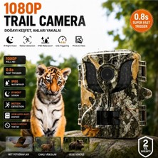 Tastech Dl-05 Fotokapan Kamera 16MP Full Hd 1080P LCD Ekranlı Açık Takip Kamerası IP66 Su Geçirmez Yaban Hayatı Kamera Kızılötesi Gece Görüş Kamera Trail Camera