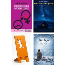 Cumhuriyet Kitapları Kışkırtılmış Erkeklik Bastırılmış Kadınlık - Erdal Atabek + Kuzey Işıklarının Şarkısı + Telefon Tutucu + Bir Kar Tanesi