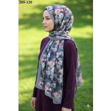 Belinda Scarf Bambu Kraş Pamuk Şal (Gri) 205-120