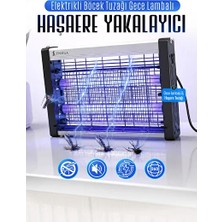 Byanes LED Sivrisinek Öldürücü Lamba Elektrikli Böcek Tuzağı Gece Lambalı Haşere Yakalayıcı