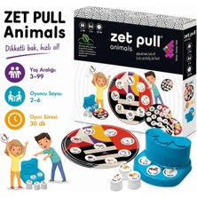 Pull Animals Zeka ve Işitsel Algı Oyunu 3+ Yaş 8 Oyuncu