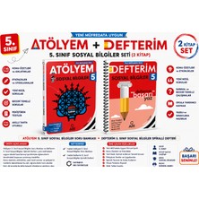 Arı Atölyem 5. Sınıf Sosyal Bilgiler Soru Bankası + Defterim 5. Sınıf Sosyal Bilgiler Spiralli Defter Seti (2 Kitap) | Yeni Müfredata Uygun