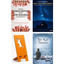 Kuzey Yayınları Insan Ilişkilerinde Nasıl Çok Başarılı Olursunuz? - Leil Lowndes + Kuzey Işıklarının Şarkısı + Telefon Tutucu + Bir Kar Tanesi