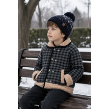Baby Hola 1-5 Yaş Erkek Çocuk Pötikareli Içi Velsoflu Hırka 23209