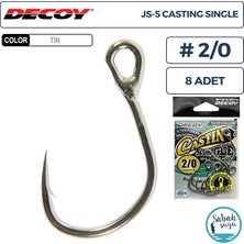 Decoy Js-5 Casting Single Tekli Iğne #2/0 (8 Adet)