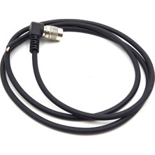 Mucize Sound Device 644 633/ Zoom F4 F8 Için 1m Dik Açılı Hirose 4 Pin Erkek Güç Kablosu