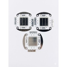 Mucize 20W Yüksek Güçlü Uv LED Çip - 405-410NM Mor (30-34V 700MA) - 3 Adet - 3'lü Paket