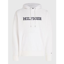 Tommy Hilfiger Monotype Embro Hoodıe