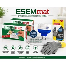 Byanes Sinek Kovucu Kablosuz Isıtıcı Otomatik Isı Kontrolü Cihaz 10 Tablet+40 Tablet