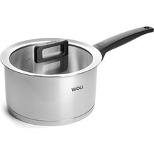 Woll 920NC Concept Saplı Tencere, Indüktif, Çap 20 Cm, 11 cm Yükseklik, 3,4 L, Tüm Ocak Türleri Için Uygundur, Paslanmaz Çelik, 200
