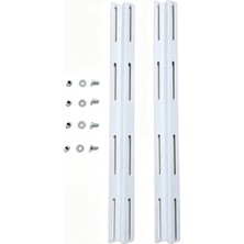 Han-Er Ticaret Klima Konsol Ayak Kaydırma Aparatı – Full Montaj Seti (2 Ray, 4 Cıvata, 4 Somun, 4 Pul)