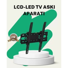 Nevamel® 32 Inç Tv Duvar Askı Braketi Stabil Güvenli Montaj Çelik Gövde
