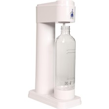 Mtm Gaz Soda Makinesi, Manuel Karbonatör, Bpa Içermeyen 1l Pet Şişeli, Siyah/beyaz, 24X12.5X40.5 Cm, 1.1 Kg, 60L Gazlı Içecek Yapılabilir