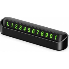 Park Araç Içi Park Telefon Numarası Fosforlu Numaratör Oto Cam Kartı