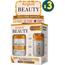 Argivit Beauty Collagen 325 gr Toz Shaker Hediyeli 3 Adet