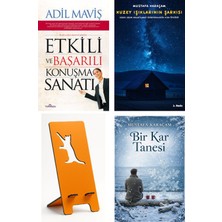 Yediveren Etkili ve Başarılı Konuşma Sanatı - Adil Maviş + Kuzey Işıklarının Şarkısı + Telefon Tutucu + Bir Kar Tanesi