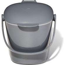 Good Grips Kompost Kovası, Gri - Mutfak Için Koku Geçirmez Çöp Kutusu - 2,8 L
