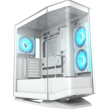 Belirtilmemiş Cougar Cgr-58M6W-Rgb Fv270 Rgb Gaming Beyaz Boş Bilgisayar Kasası