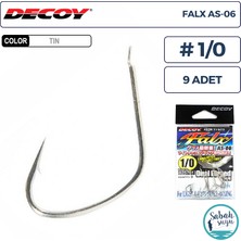Decoy As-06 Falx Jigging Asist Iğne Tın #1/0 (9 Adet)