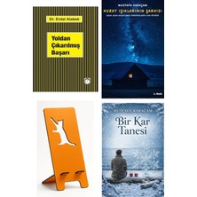 KitapSaati Yayınları Yoldan Çıkarılmış Başarı - Erdal Atabek + Kuzey Işıklarının Şarkısı + Telefon Tutucu + Bir Kar Tanesi