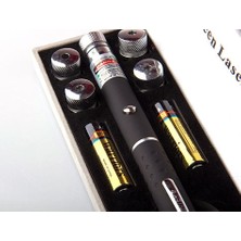 AyrStore Yeşil Lazer Pointer 8000 Mw  5 Başlıklı