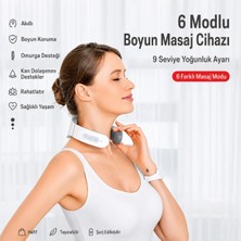Bowie Isıtmalı darbeli boyun masaj aleti ritmik vuruş uzun şarj süreli ergonomik masaj aleti