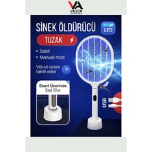 Byanes Yazın Kurtarıcısı! Şarjlı Uv Işıklı Sivrisinek Öldürücü Raket