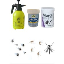 Byanes Tüm Uçan Sinek Sivrisinek Tatarcık Yakağan Iveç / 2'li.set Musca 100 gr Granül / 100GR