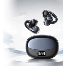 Azurtech Klips Bluetooth 6.0 Kulak Arkası Kablosuz Kulaklık - & 720 Derece Uzamsal Ses - 45 Saat Şarj Süreli Suya Dayanıkl