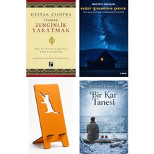 Pozitif Yayınları Yaşamsal Zenginlik Yaratmak - Deepak Chopra + Kuzey Işıklarının Şarkısı + Telefon Tutucu + Bir Kar Tanesi