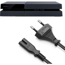 Ps4 Güç Kablosu 1.2m Playstation 4 Fat Kasa Uyumlu Ps4 Kablo Yedek Parça