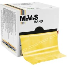 Macgon Band 2,5 Metre Sarı Egzersiz Pilates Bandı,hafif Direnç Lastiği