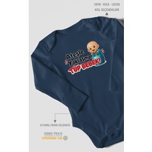 Morivo Kids Ateşle Yaklaşma Tüp Bebek Uzun Kollu Çıtçıtlı Bebek Body